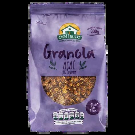 Granola Tradicional Mel e Castanhas Mãe Terra Pacote 1kg