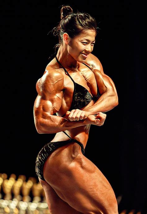 Asian Female Bodybuilder By Mattemuscle On Deviantart In 2021 Body