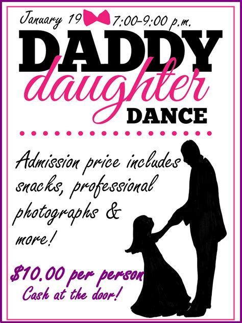 Download Daddy Daughter Dance Event Poster