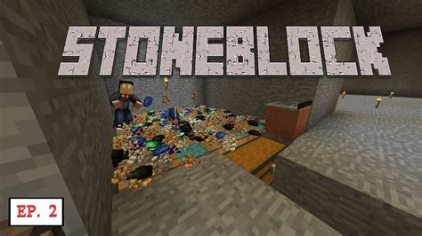 StoneBlock Ep02 Basic Mob Farm And OP Resources Modded