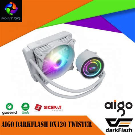 Jual Aigo Darkflash Dx Twister Argb Aio Cpu Cooler White Kota