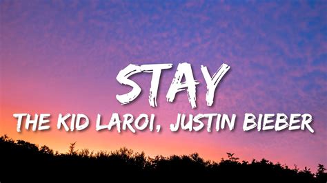 The Kid LAROI, Justin Bieber - Stay (Lyrics) - YouTube Music