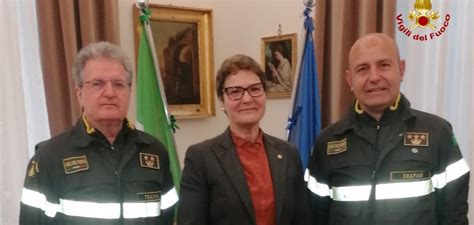 Il Comandante Vvf Galbo Incontra Il Prefetto Lupo