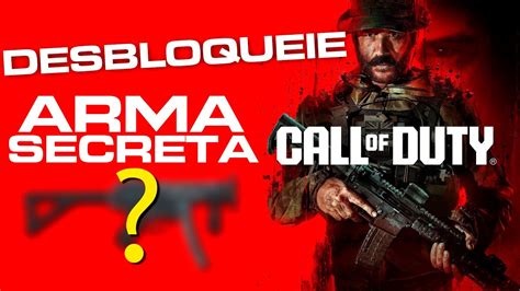 Como Desbloquear Arma Secreta No Call Of Duty Modern Warfare Youtube