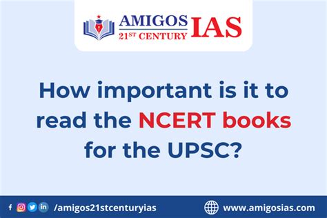 How Important Is It To Read The Ncert Books For The Upsc Amigo St