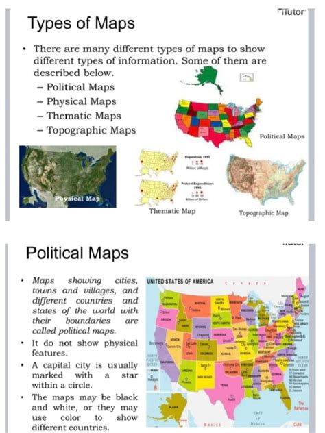 Maps and Different Types of Maps and Scales | PDF