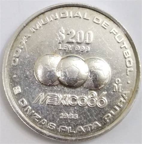 Moneda Pesos Mundial F Tbol M Xico Onzas Plata Pura Mercadolibre