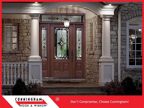 Clopay Arbor Grove Fiberglass Entry Door Design Fm3071 With Addison Gray Glass Entry Door