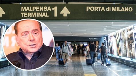 Malpensa Intitolato A Silvio Berlusconi Arriva Lufficialit