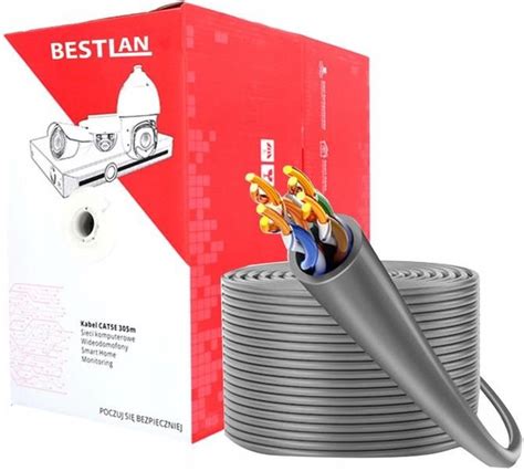 Bestlan Kabel Skr Tka Utp Cat E Drut Cca Hq M Blkabutp Cca