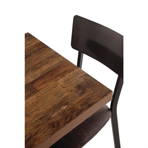 Plateau De Table Carr Bolero Effet Bois Vieilli Cm Dr Nisbets