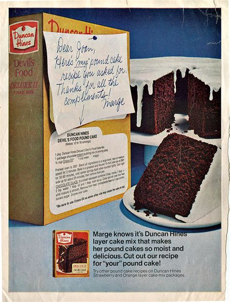 Duncan Hines Devil S Food Pound Cake DELUXE II Devil S Food Cake