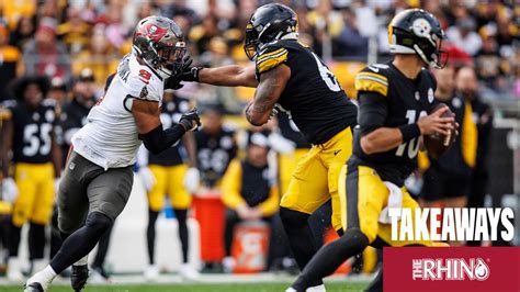 Takeaways From Bucs Loss To The Steelers Week 6