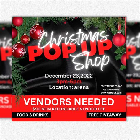 Pop up Shop Flyer, Pop up Shop Template, DIY Editable Flyer, Grand ...