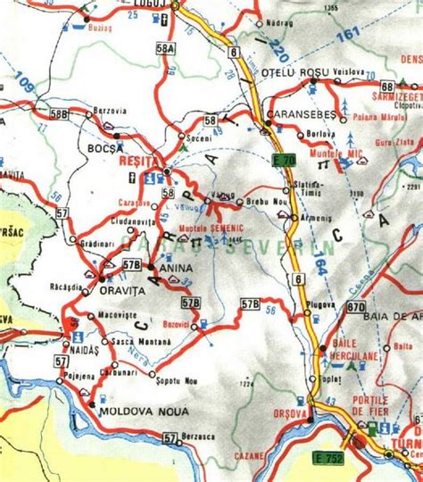 Caras Severin Map Caras Severin Romania Mappery