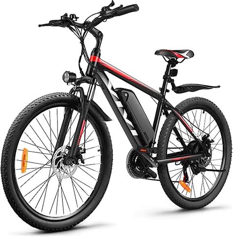 Vivi H6 Biciclette Elettriche Unisex Adulto Rosso 26 26 Pollici