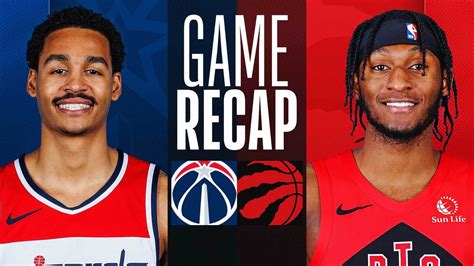 Game Recap Raptors 130 Wizards 122 Vidéo Dailymotion