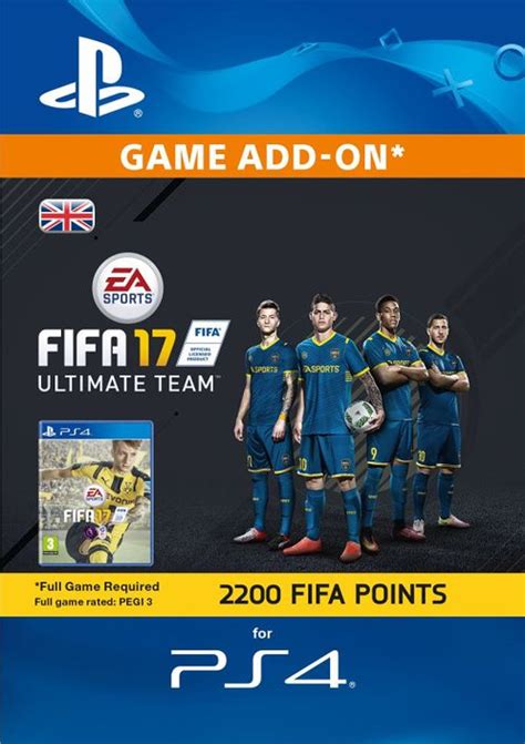 2200 Fifa 17 Points Uk Ps4 Cdkeys