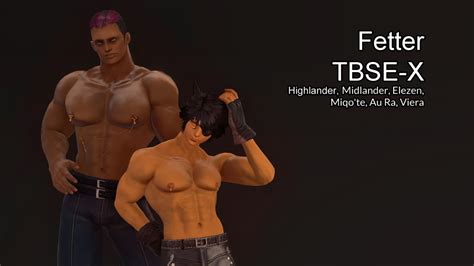 Fetter TBSE X The Glamour Dresser Final Fantasy XIV Mods And More