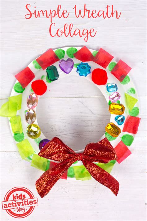 Christmas Craft for Kids: Make a Wreath – ParentingHere.com