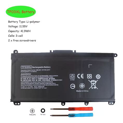 Ripley BATERÍA TF03XL PARA HP PAVILION X360 14 CD0009LA SERIES