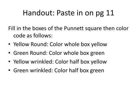 Notes dihybrid crosses | PPT | Free Download