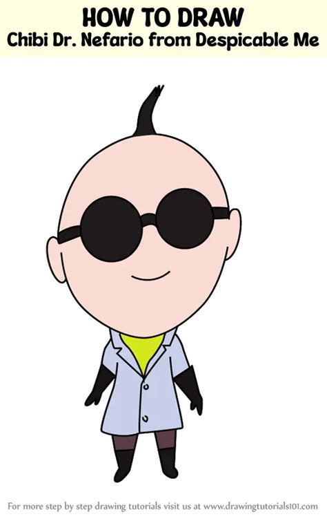 How To Draw Chibi Dr Nefario From Despicable Me Chibi Characters