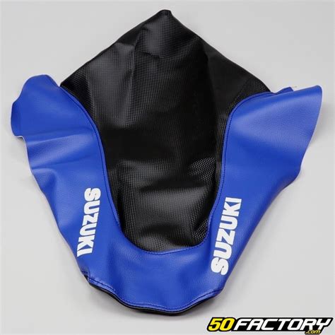 Housse de selle Suzuki RMX SMX 50 1996 2001 bleue pièce moto