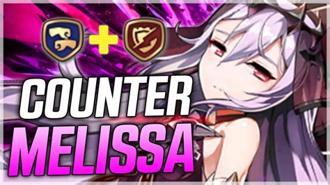 MELISSA With COUNTER PEN BUILD GUILDWAR BATTLE Epic Seven YouTube