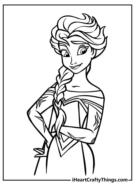 Disney Princess Coloring Pages Anna