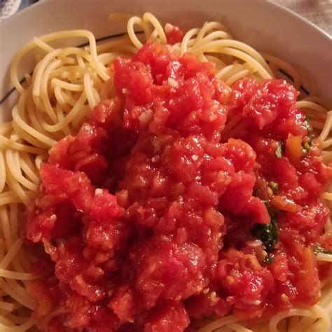 Spaghetti Al Pomodoro Crudo 🍅 Alta Cucina Rosannafrosecchi