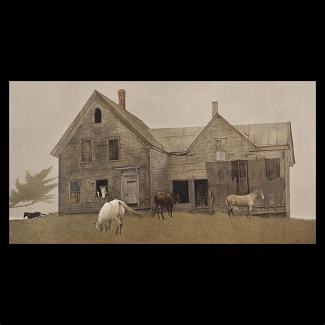 Andrew Wyeth Open House Extremely Rare Print Painting 1980 Printable