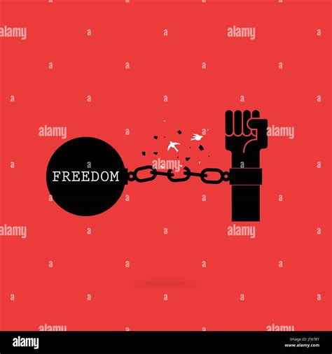 Hands chains breaking free hi-res stock photography and images - Alamy