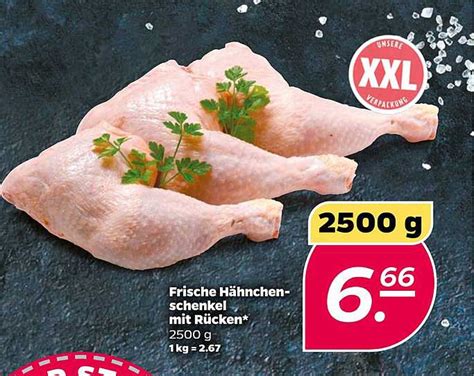 Frische H Hnchenschenkel Mit R Cken Angebot Bei Netto