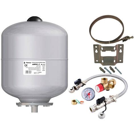 Flamco Airfix Litre Potable Expansion Vessel Sealed System Kit