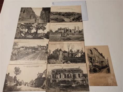 LOT DE 9 Cartes Postales Anciennes Ww1 CPA Militaire Guerre 14 18 9