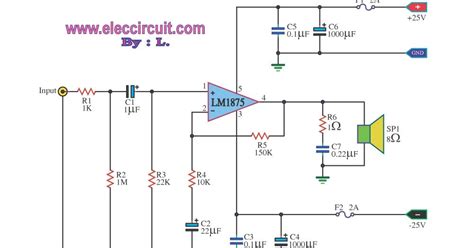 Hi Fi Audio Amplifier Circuit Lm1875 ~ Circuit Wiring Diagram Must Know