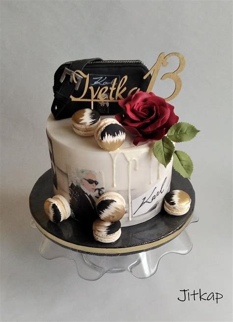 Karl Lagerfeld Cake Decorated Cake By Jitkap CakesDecor