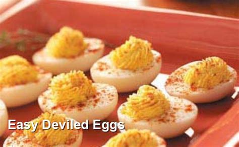 Easy Deviled Eggs American Recipes