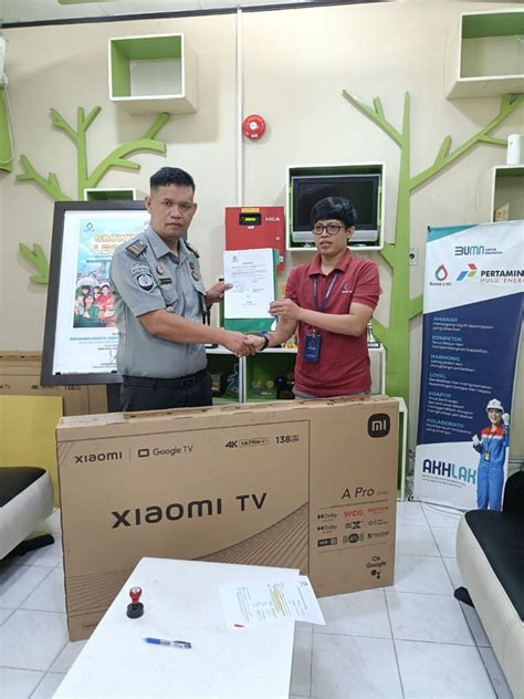 Dukung Pembinaan Anak Binaan Lpka Tenggarong Terima Bantuan Csr Tv Led