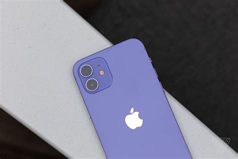 Here is the purple iPhone 12, which is purple - The Verge