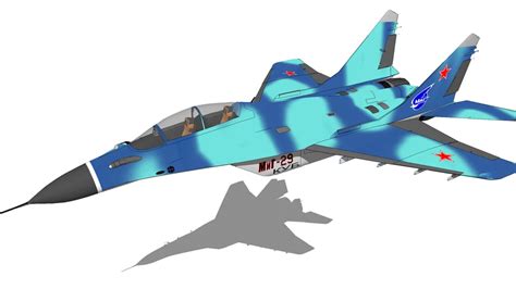 Aircraft Mikoyan Mig 29kub „fulcrum D 3d Warehouse