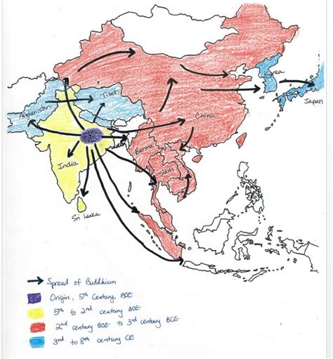 The Spread of Buddhism - Ancient india