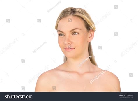 Peaceful Nude Blonde Posing On White Stock Photo 157428530 Shutterstock