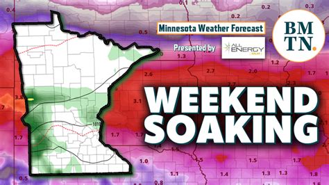 Minnesota weather forecast: Significant rain potential this weekend ...