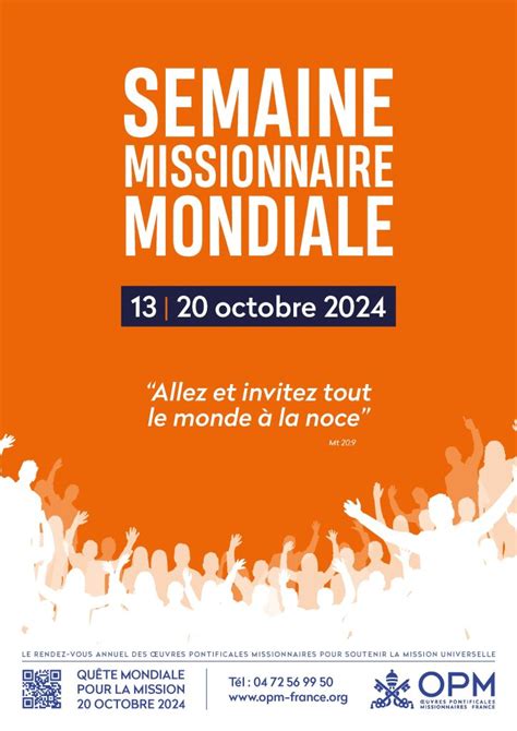 Semaine Missionnaire Mondiale Œuvres Pontificales Missionnaires OPM