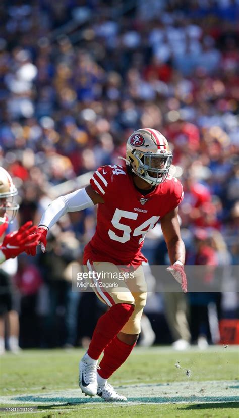 Fred Warner of the San Francisco 49ers defends during the game... | Nfl ...