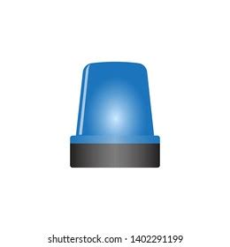 Police Ambulance Blue Flashing Light Icon Stock Vector (Royalty Free ...