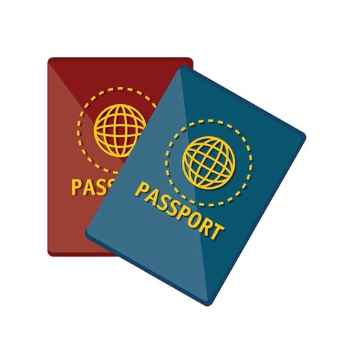 Premium Vector Passport Document Isolated Icon