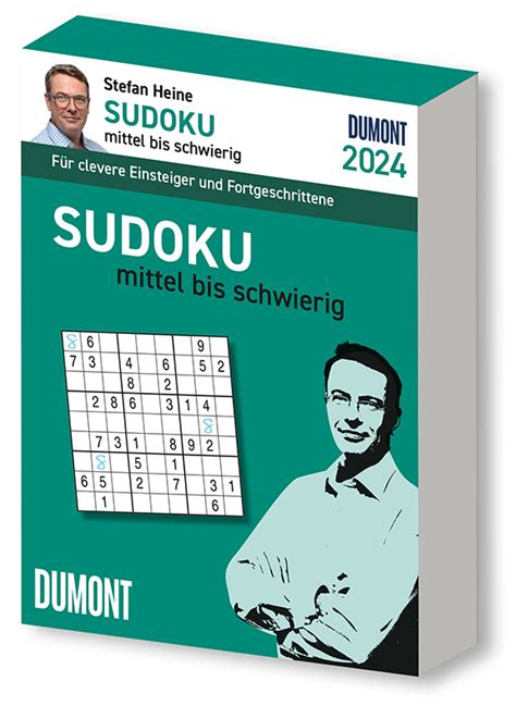 Sudoku Mittel Bis Schwierig Tagesabrei Kalender Stefan Heine